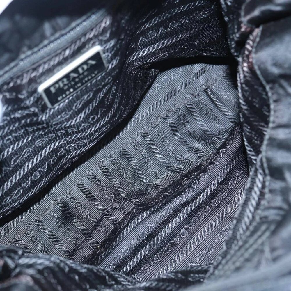 PRADA Hand Bag Nylon Black Auth bs16849 - Picture 12 of 16